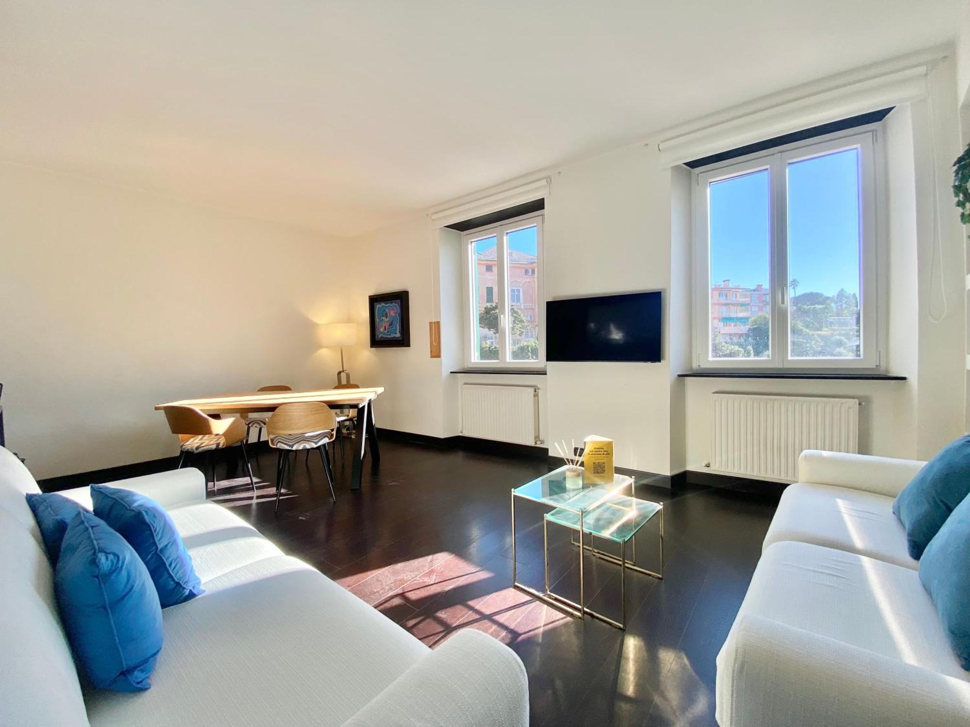 Casaviva - Modern Lively Trilo In Genova Nervi Lägenhet Exteriör bild